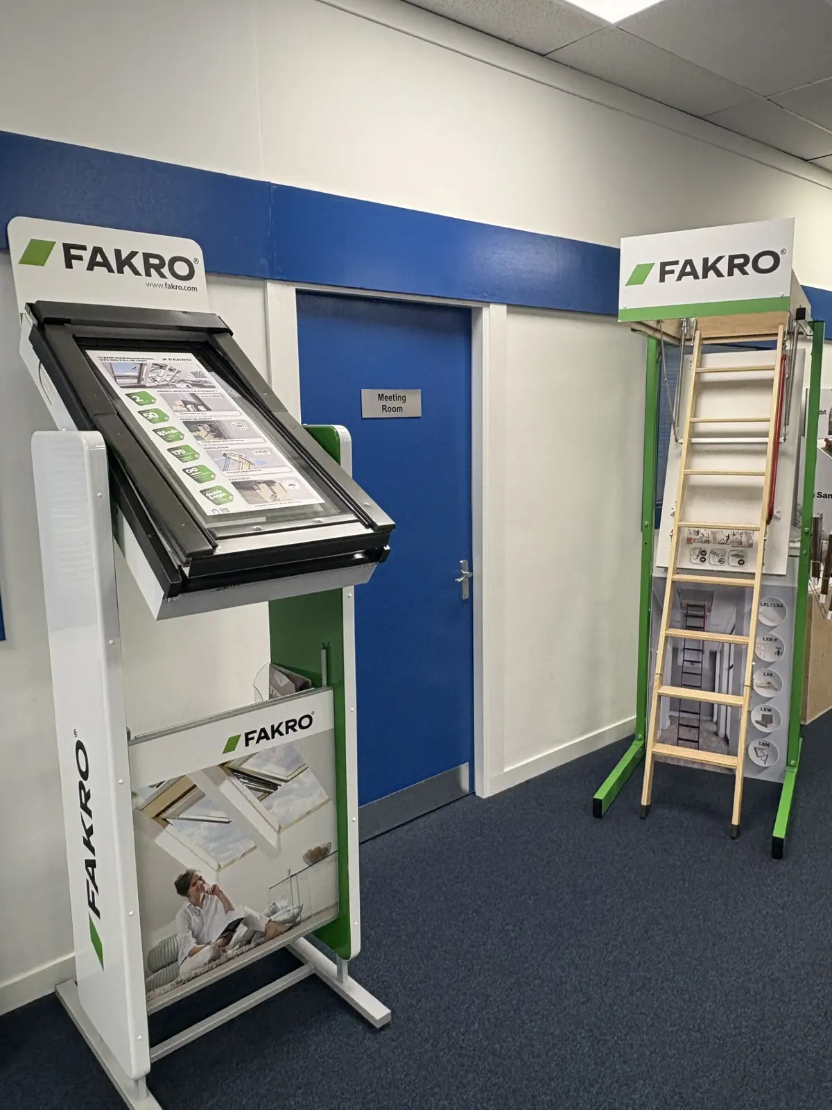 Fakro roof window display