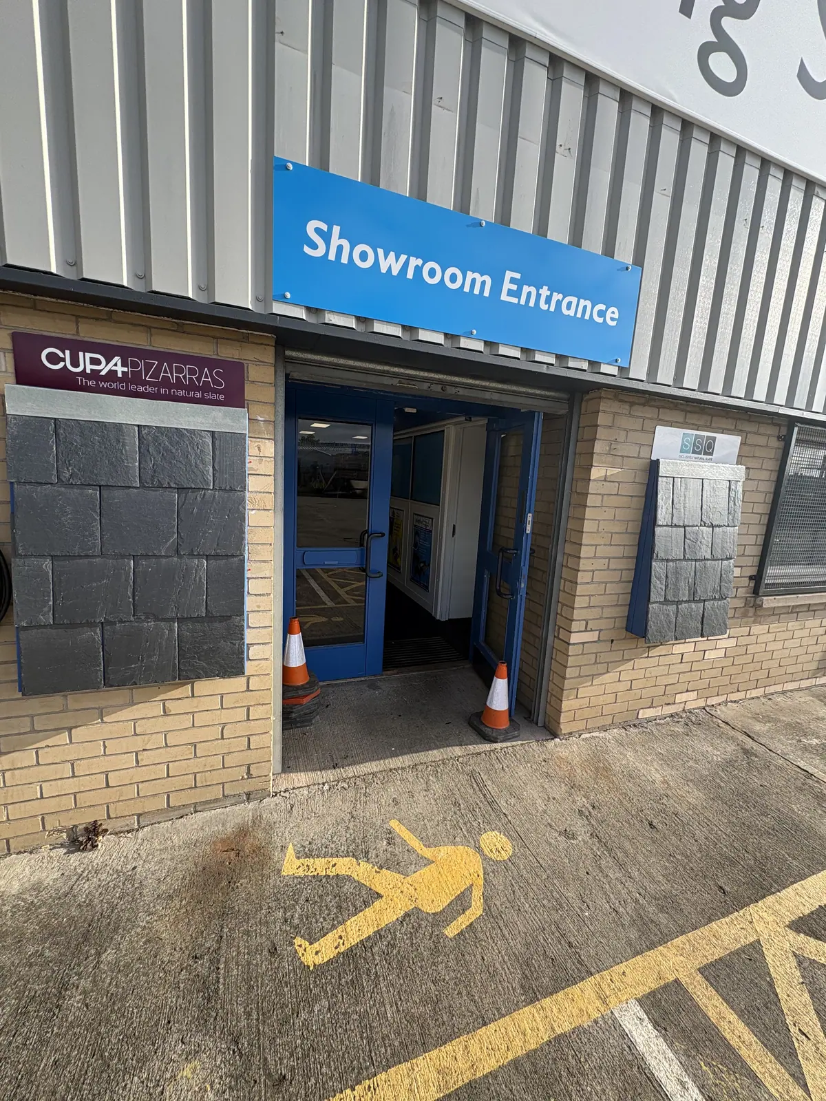 Showroom entrance