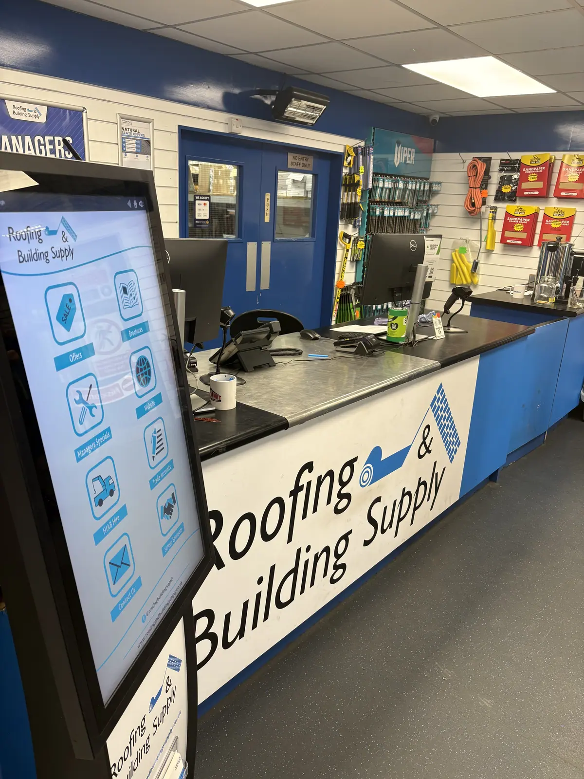 The trade counter desk